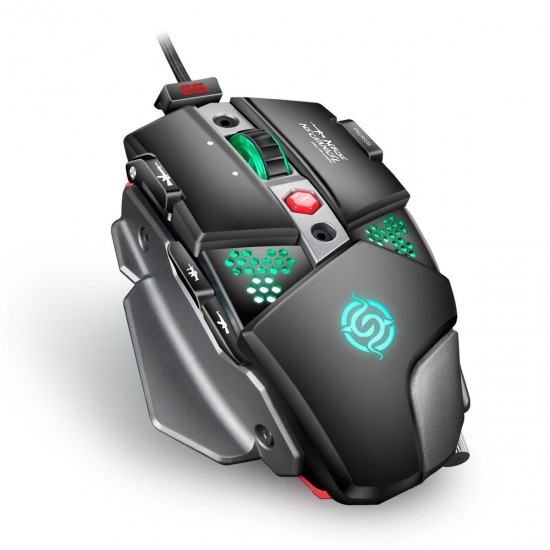 G9 Wired Gaming Mouse 6400DPI 8 Buttons 9 RGB Backlit Optical USB Game Mouse for Computer Laptop PC Gamers