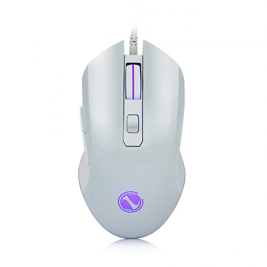 V1 Wired Mouse 2600DPI 6 Buttons RGB Backlight Optical Wired Gaming Mouse for Desktop Computer Laptops