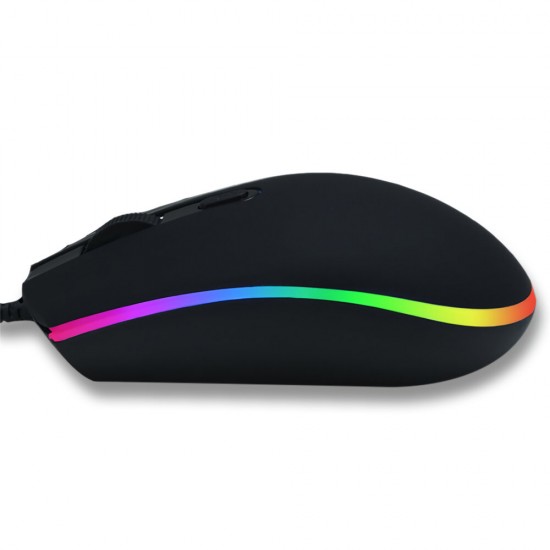 Wired Gaming Mouse 2400DPI RGB Backlight USB Wired Gamer Mice for Desktop Computer Laptop PC