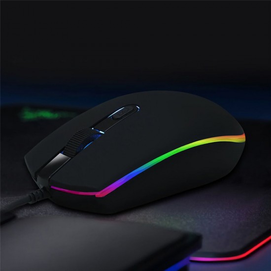 Wired Gaming Mouse 2400DPI RGB Backlight USB Wired Gamer Mice for Desktop Computer Laptop PC Wired Gaming Mouse 2400DPI RGB Backlight USB Wired Gamer Mice for Desktop Computer Laptop PC