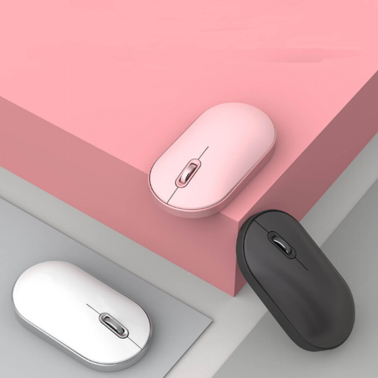 bluetooth 4.0 2.4G Wireless Dual Modes Mute Ultra-thin Portable Mouse for Laptops Computers
