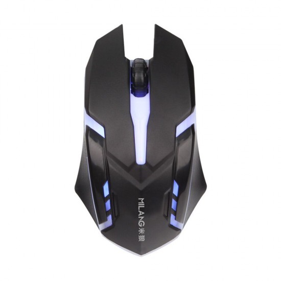 M3 Wired Gaming Mouse USB 7 Color Auto Breathing Led Light Mouse For Gaming Office