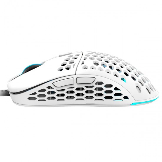M610 Wired Gaming Mouse 6400DPI PMW3325 RGB Computer Mouse Programmable Hollow Honeycomb Mice