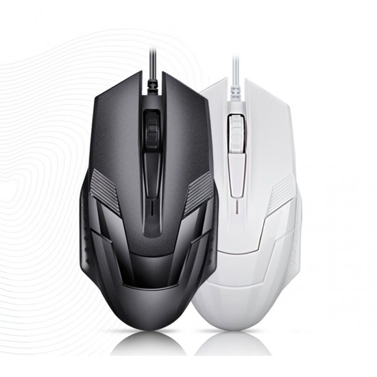 S600 Silent USB Wired Mouse 1200DPI Desktop Gaming Optical Mice Home Office Mouse for Computer Laptop PC