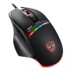 V10 4000DPI Matte Surface USB Wired LED Backlit Optical Gaming Mouse