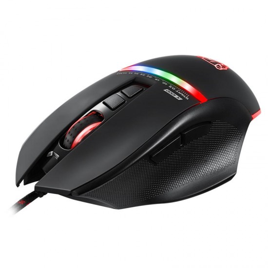 V10 4000DPI Matte Surface USB Wired LED Backlit Optical Gaming Mouse