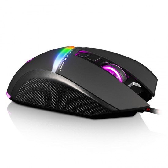 V10 4000DPI Matte Surface USB Wired LED Backlit Optical Gaming Mouse