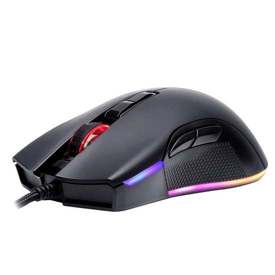 V70 PMW3325 12000 DPI 7 Buttons RGB LED Backlight Optical Wired Gaming Mouse For Laptops Desktops