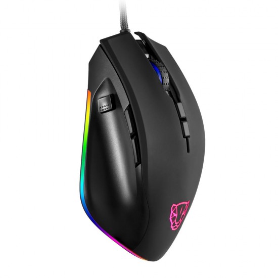 V80 USB Wired 5000DPI RGB Backlit Optical Gaming Mouse Support Macro Setting