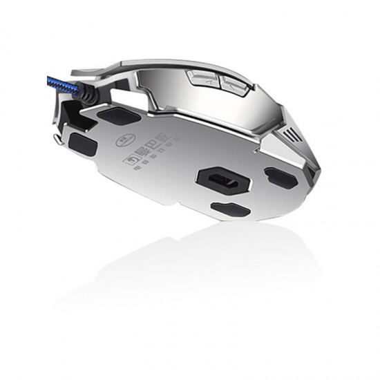 M312 2400DPI USB Wired Metal Backlit Optical Gaming Mouse