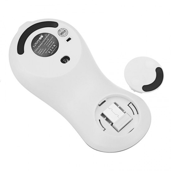 Q8 2.4G 1600dpi Wireless Rechargeable Silent Mouse USB Optical Ergonomic Mouse Mini Mouse Mice
