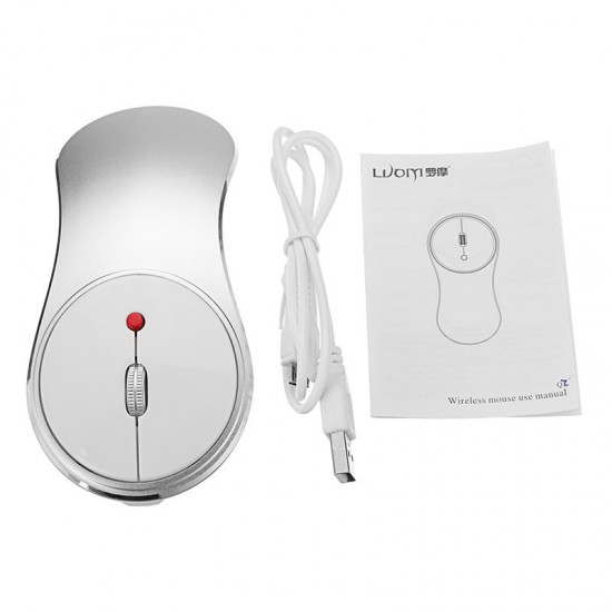 Q8 2.4G 1600dpi Wireless Rechargeable Silent Mouse USB Optical Ergonomic Mouse Mini Mouse Mice