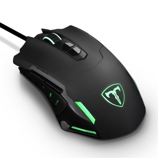 RGB Backlight Gaming Mouse 2400DPI Adjustable 7 Buttons USB Wired Mice Optical Mouse