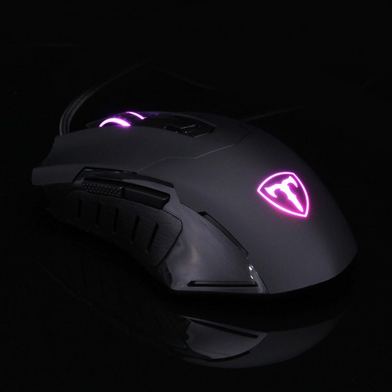 RGB Backlight Gaming Mouse 2400DPI Adjustable 7 Buttons USB Wired Mice Optical Mouse