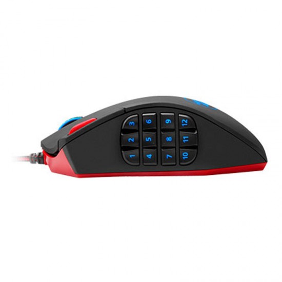 M901 19 Buttons 24000 DPI USB Wired Optical Mouse 5 Colors Backlight Ergonomic Programmable Gaming Mouse with 8 Weights