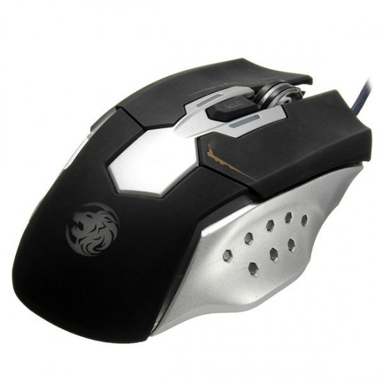 6D 3200 DPI Silence USB Wired Optical Mouse For Computer Laptop PC