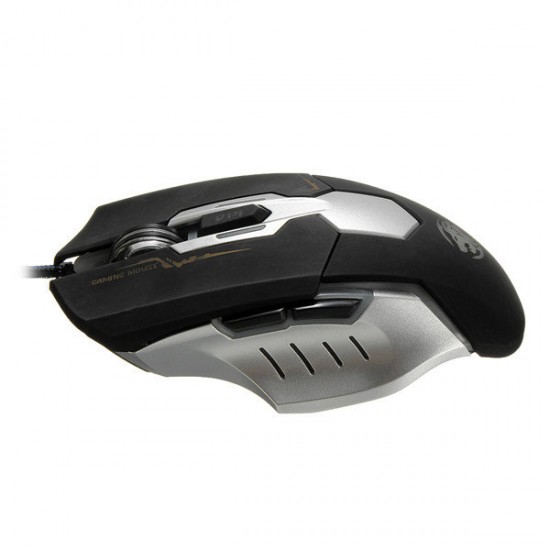 6D 3200 DPI Silence USB Wired Optical Mouse For Computer Laptop PC