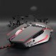 X5 Wired Mechanical Gaming Mouse USB RGB 1000-4000DPI 7 Buttons Desktop Computer Gaming Optical Gamer Mice 3D Metal Roller Macro Mouse For Laptop PC Computer