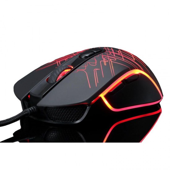 X6 Wired Gaming Mouse 7 Buttons 4000DPI Gamer Mice RGB Backlight Desktop Computer Optical Game Mouse for Laptop PC Computer