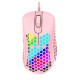 M506 Wired Game Mouse Matte Honeycomb Hollow Lightweight 6200DPI Professional Gaming Mouse for Comnputer PC Laptop