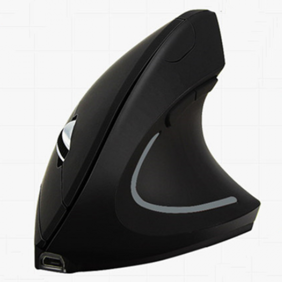 CM0090 1600DPI 2.4GHz Wireless Rechargeable Optical Mouse Vertical Ergonomic Design for PC Laptap