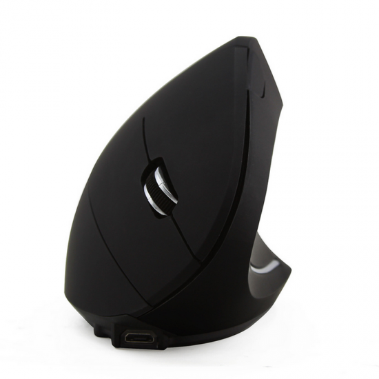 CM0090 1600DPI 2.4GHz Wireless Rechargeable Optical Mouse Vertical Ergonomic Design for PC Laptap