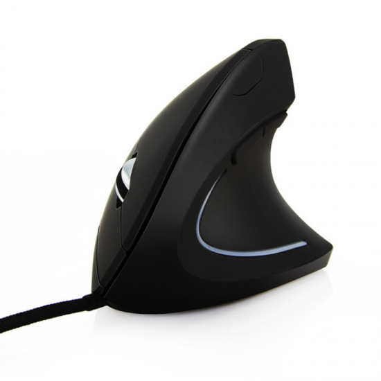 CM0090A 3200DPI USB Wired Optical Gaming Mouse Vertical Mouse Gaming Mouse for Laptops Tablets