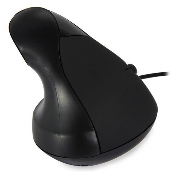 5D 2.4GHz Wired USB Vertical Optical Mouse BLACK