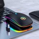 A2 Wireless Rechargeable Mouse 1600DPI Silent RGB Backlit USB Optical Ergonomic Gaming Mouse For Laptop Computer PC