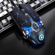 A7 Wireless Rechargeable Mouse 2.4GHz Optical Silent Game Mouse For Laptop PC Computer