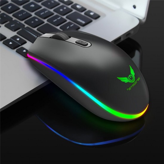 S900 RGB Wired Gaming Mouse 1600DPI 4 Buttons Optical Mouse for Computer Laptop PC Gamer