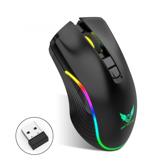 T26 2400DPI 2.4G Wireless RGB Backlight Technology Mouse for PC Laptop