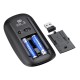 i368d 1600DPI Ultra Thin Mute Dual Mode bluetooth 2.4G Wireless Optical Mouse for Office Work PC