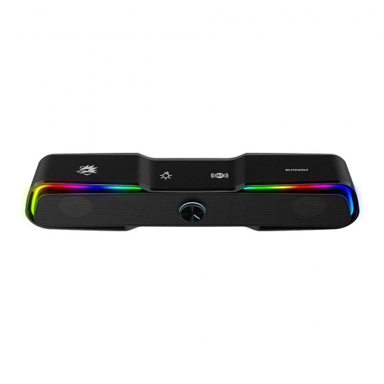 BW-GS1 Computer Game Speaker with 2.0 Channel System bluetooth RGB Light Stylish Design Touch Control and USB & 3.5mm Audio Plug BW-GS1 Computer Game Speaker with 2.0 Channel System bluetooth RGB Light Stylish Design Touch Control and USB & 3.5mm Audio Plug