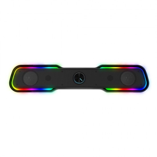 BW-GS1 Computer Game Speaker with 2.0 Channel System bluetooth RGB Light Stylish Design Touch Control and USB & 3.5mm Audio Plug