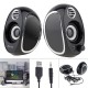 DX18 Full Range 2.0 Subwoofer Portable Computer Speakers Mini Bass PC Speaker Portable Music DJ USB Soundar for laptop Phone TV