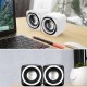 C5 Desktop Computer Mini Speakers 3.5mm USB Wired Subwoofer Speaker Universal for Computer Tablet Mobile Phone