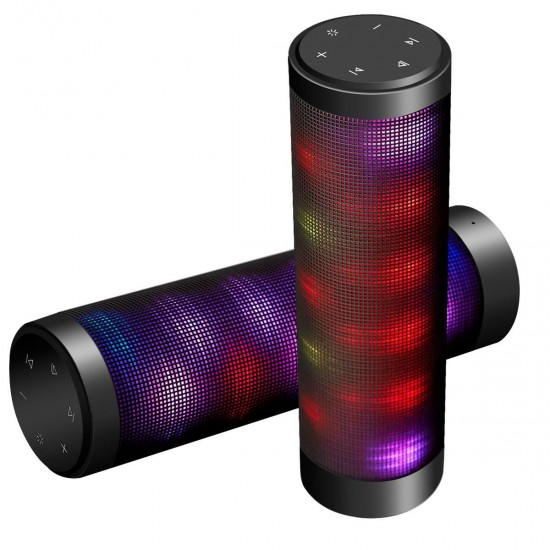 Portable bluetooth Wireless LED Speakers Stereo Hi-Fi Enhanced Bass Built-in Mic Portable bluetooth Wireless LED Speakers Stereo Hi-Fi Enhanced Bass Built-in Mic