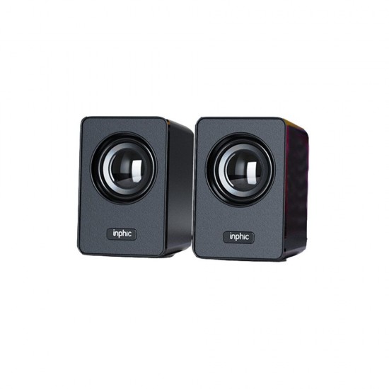 US2 Computer Desktop Speaker 2.0 Channel Speaker System 4D Surround Sound HIFI Noise Reduction Widely Compatible