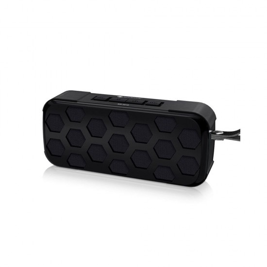 NR-3019FM Outdoor Wireless Speaker Wireless bluetooth Speaker FM Radio Hands Free Calling USB Flash Drive TF Card AUX Input TWS Connection.