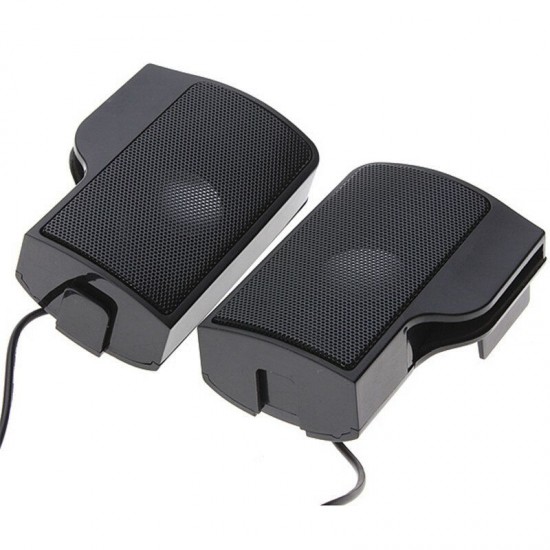 USB Wired 3.5mm Audio Interfaced Portable Clipon Stereo Speaker for Laptop PC Phone Music Player USB Wired 3.5mm Audio Interfaced Portable Clipon Stereo Speaker for Laptop PC Phone Music Player