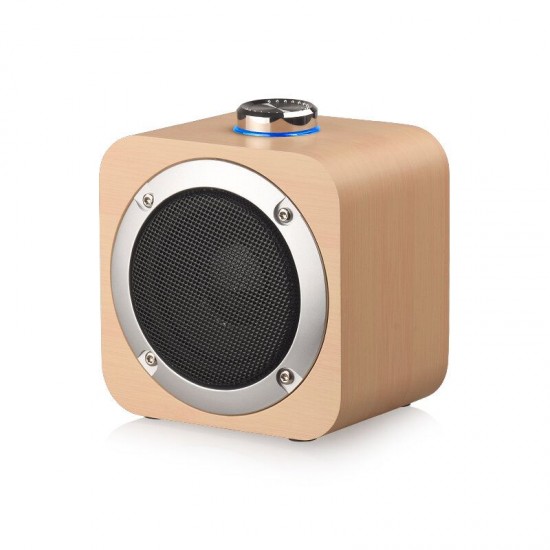 Q1B Wireless bluetooth Mini Bass Stereo Sound Subwoofer Wooden Speaker for Phone Laptop