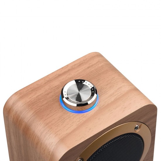 Q1B Wireless bluetooth Mini Bass Stereo Sound Subwoofer Wooden Speaker for Phone Laptop