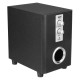 D-200T Home Laptop Audio Multimedia Mini Speaker USB AUX Audio 2.1 Subwoofer bluetooth5.0 Wired 3.5mm WoodBlack