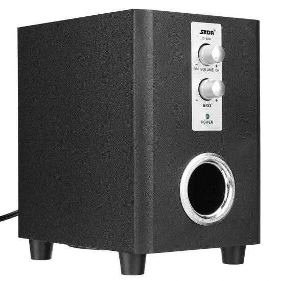 D-200T Home Laptop Audio Multimedia Mini Speaker USB AUX Audio 2.1 Subwoofer bluetooth5.0 Wired 3.5mm WoodBlack D-200T Home Laptop Audio Multimedia Mini Speaker USB AUX Audio 2.1 Subwoofer bluetooth5.0 Wired 3.5mm WoodBlack