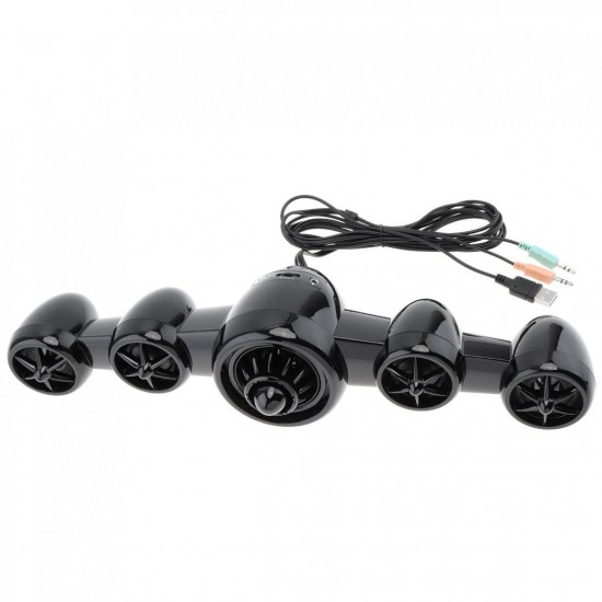 D-219 AUX Multi-media Bluetooth Stereo Surround Sound Mini Aircraft Computer Speaker with 3 Speakers Units D-219 AUX Multi-media Bluetooth Stereo Surround Sound Mini Aircraft Computer Speaker with 3 Speakers Units