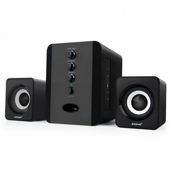 D-226 Bluetooth Wireless 2.1 3 Channel Bass Combination Compurtur Speaker Subwoofer 3.5mm Jack Music Loud Speaker SupportFM TF USB 3.5MM AUX for PC Laptop Cellphone