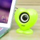 V-188 1 Piece Mini USB Speaker 3.5MM 2.0 Channel AUX Wired Laptop Speaker Lovely Heart-shape Small Computer Speakers for PC Phones MP3