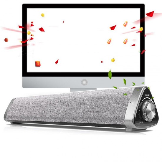 LP-1811 Portable bluetooth 5.0 Speaker 10W Wireless Speaker TV Home Theater 3D Stereo Sound Bar with Remote Control