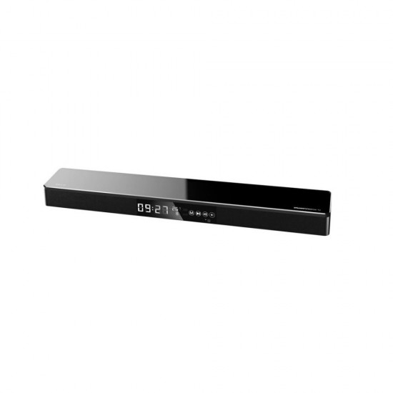 S9Wireless bluetooth Speaker LED Display Screen USBNFC DSP Chip Virtual Stereo Surround Sound Tempered Glass DCSPDIF Wooden Black S9Wireless bluetooth Speaker LED Display Screen USBNFC DSP Chip Virtual Stereo Surround Sound Tempered Glass DCSPDIF Wooden Black